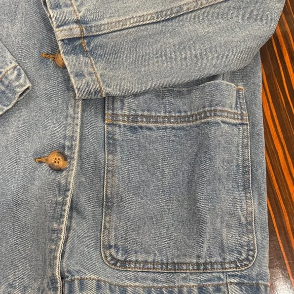 MIOU MUSE | DENIM OVERSIZE BLAZER Size Small - Picture 8 of 11